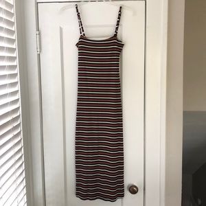 Striped Midi Dress